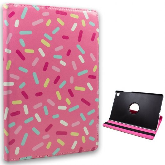 Cool Funda con Dibujos Candy para Samsung Galaxy Tab A7 T500/T505 Rosa