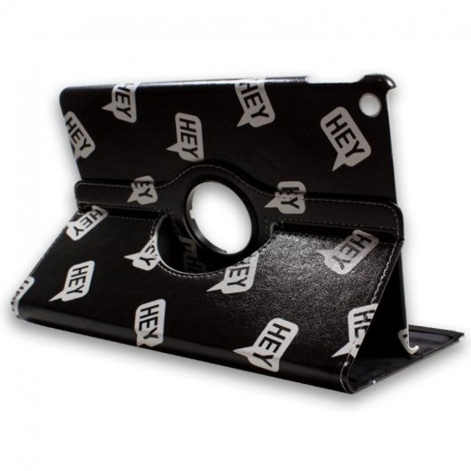 Coole Hey-Musterhülle für iPad 10,2" Schwarz