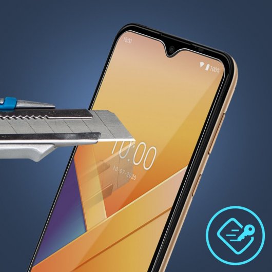 Avizar Protector Cristal Templado Transparente para Wiko Y81