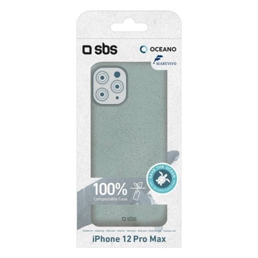 SBS Funda Ecológica Azul para iPhone 12 Pro Max