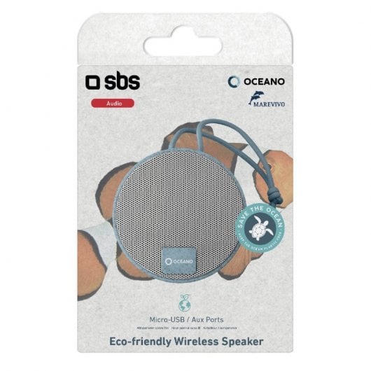 SBS Altavoz inalámbrico Ecológico Azul Claro