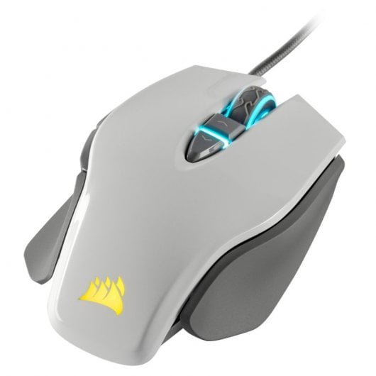 Corsair M65 Elite RGB Ratón Gaming 18000DPI Blanco