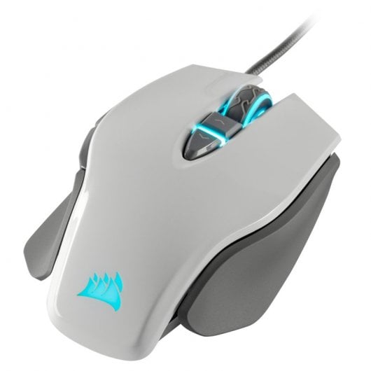 Corsair M65 Elite RGB Ratón Gaming 18000DPI Blanco