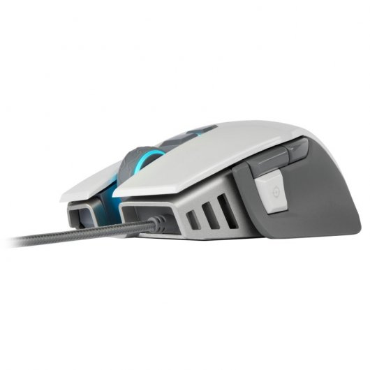 Corsair M65 Elite RGB Ratón Gaming 18000DPI Blanco