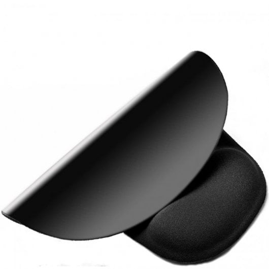Ewent Alfombrilla Gel con Reposamuñecas Negra