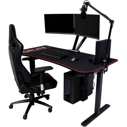 Oplite Supreme Mesa Gaming Preta