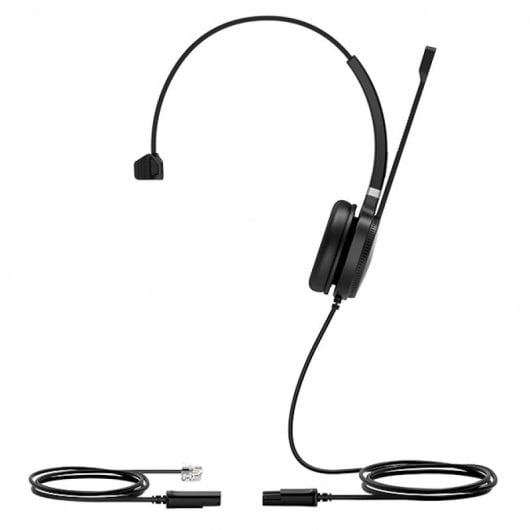 Yealink YHS36 Mono Auriculares de Banda Ancha para Teléfono IP Yealink