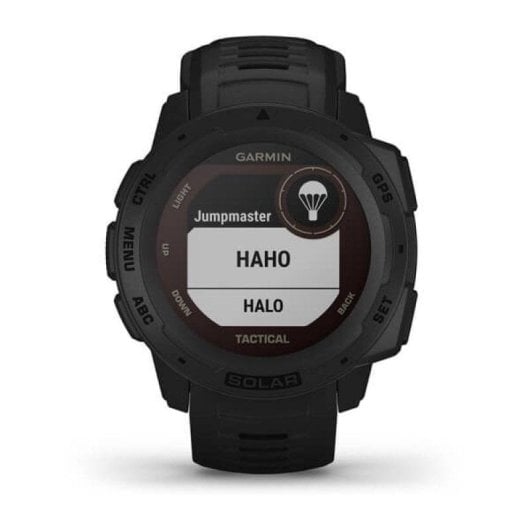 Garmin Instinct Solar Tactical Edition GPS 45mm MIP Schwarz Wasserdicht MIL-STD-810G