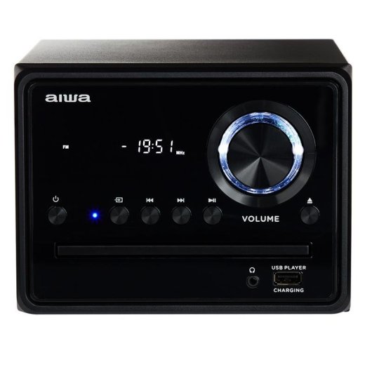 Micro Systeem Aiwa MSBTU-300 20W RMS Bluetooth/CD/USB Zwart