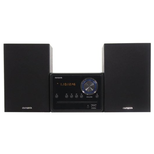 Micro Systeem Aiwa MSBTU-300 20W RMS Bluetooth/CD/USB Zwart