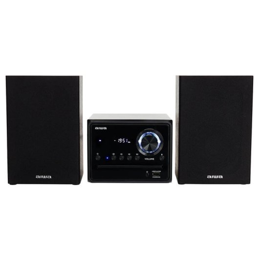 Micro Systeem Aiwa MSBTU-300 20W RMS Bluetooth/CD/USB Zwart