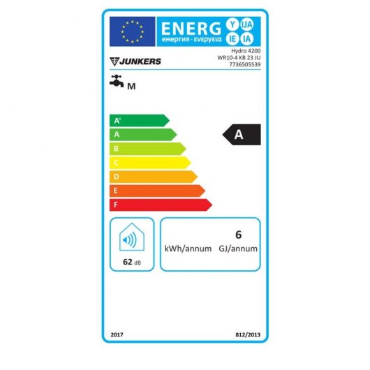 Junkers Hydro 4200 Calentador Gas Natural 10L A