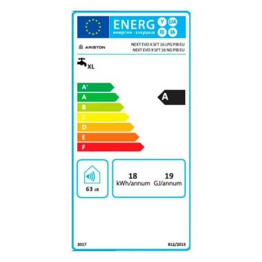 Ariston Next Evo X 16 SFT Esquentador a Gás Natural 16L A