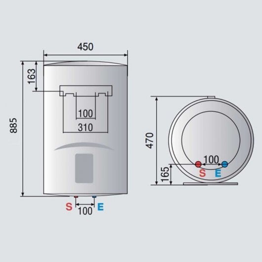 Ariston Lydos Eco Termoacumulador Elétrico Vertical 100L B