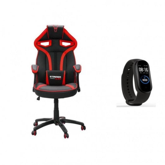 Woxter Stinger Station Alien Red Cadeira Gaming + Xiaomi Smart band 5