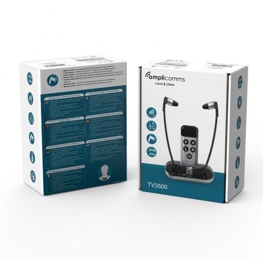 Amplicomms TV3500 Auricular Inalámbrico para TV