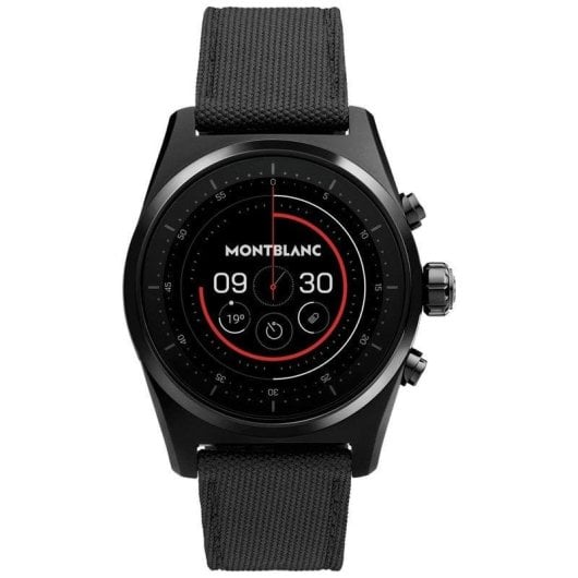 Montblanc Summit Lite Aluminio Negro con Correa de Tela Negra