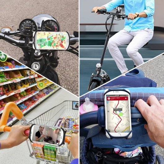 Soporte de Silicona Ajustable 360° para Smartphone 4" a 6.7"