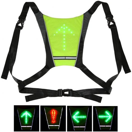 Chaleco de Seguridad con Indicador Intermitentes LED