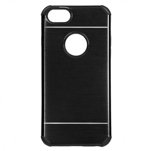 Funda Metalizada Doble Negro iPhone 7