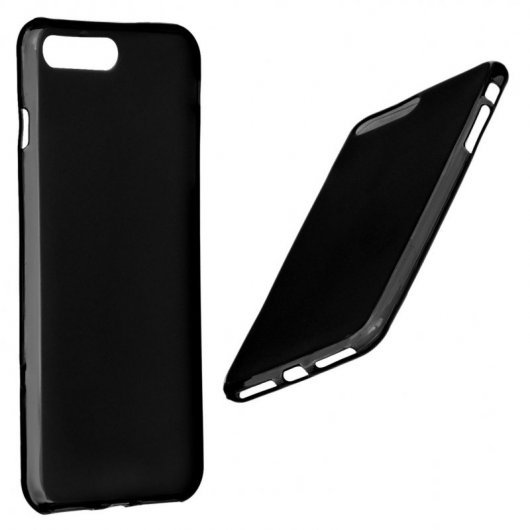 Funda Silicona Lisa Negra para iPhone 7 Plus