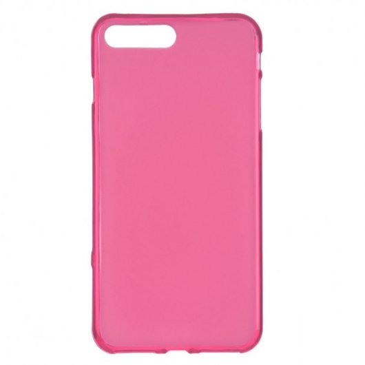 Funda Silicona Lisa Rosa para iPhone 7 Plus