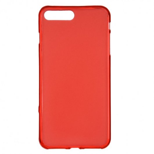 Funda Silicona Lisa Roja para iPhone 7 Plus