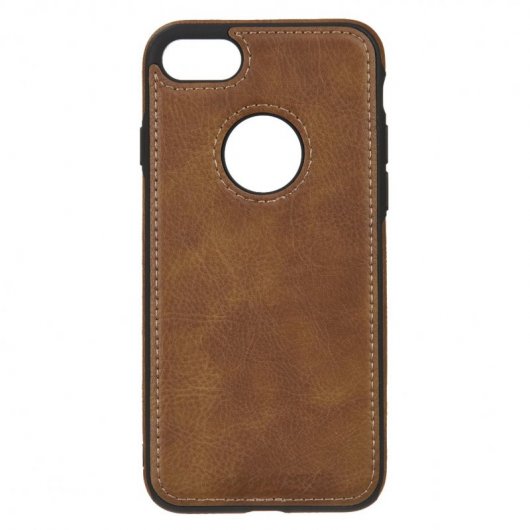 Funda Cuero Marrón para iPhone 7