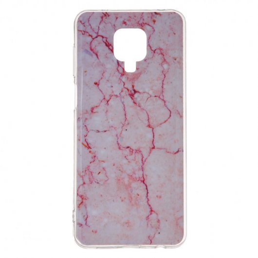Funda  Mármol Rosa para Xiaomi Redmi Note 9 Pro