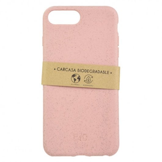 Funda Biodegradable Rosa para iPhone 7 Plus