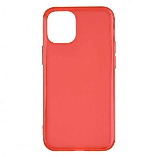 Funda Silicona Lisa Roja para iPhone 12