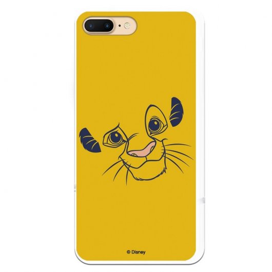 Funda Oficial de Disney Simba Cara Silueta El Rey León para iPhone 7 Plus
