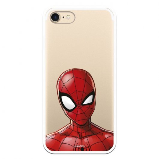 Funda Oficial de Marvel Spiderman Silueta Transparente Marvel para iPhone 7