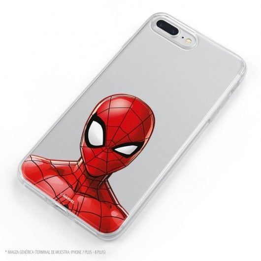 Funda Oficial de Marvel Spiderman Silueta Transparente Marvel para