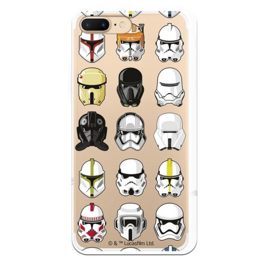 Funda Oficial de Star Wars Patrón Cascos Star Wars para iPhone 7 Plus