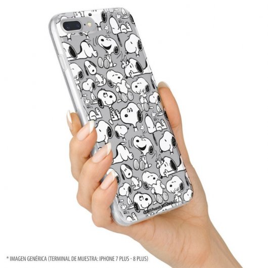 Funda Oficial de Peanuts Snoopy Siluetas Snoopy para iPhone 7 Plus