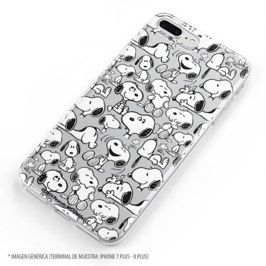 Funda Oficial de Peanuts Snoopy Siluetas Snoopy para iPhone 7 Plus