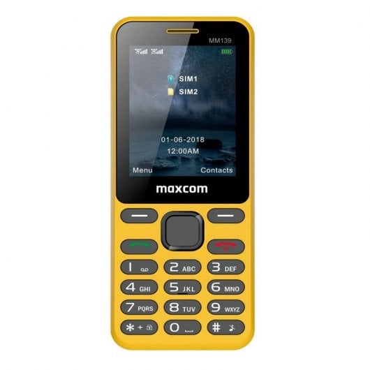 Maxcom Classic MM136 Gelb Gratis