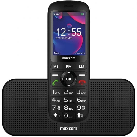 Maxcom Comfort MM740 Teléfono para Mayores Negro