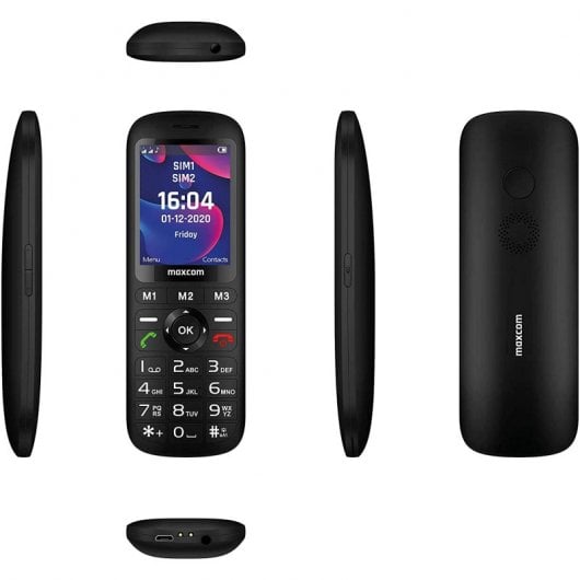 Maxcom Comfort MM740 Teléfono para Mayores Negro