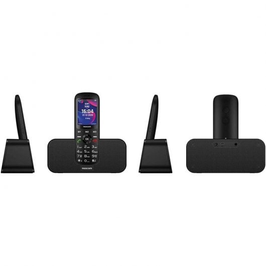 Maxcom Comfort MM740 Teléfono para Mayores Negro