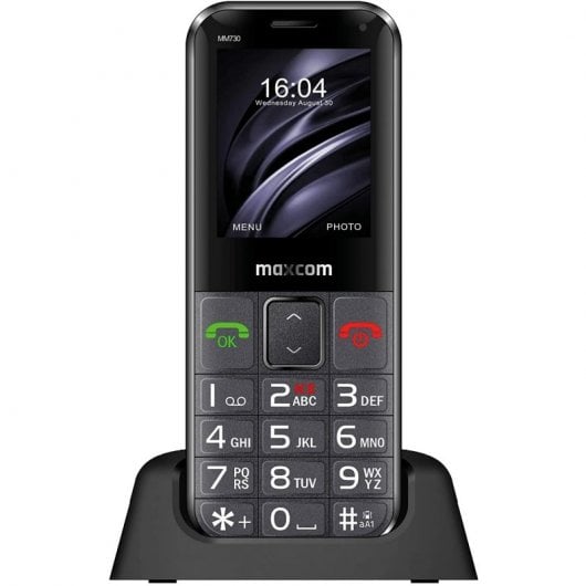 Telefono per anziani Maxcom Comfort MM730 Nero