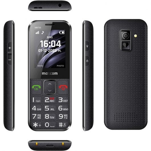 Maxcom Comfort MM730 Téléphone pour personnes âgées Noir
