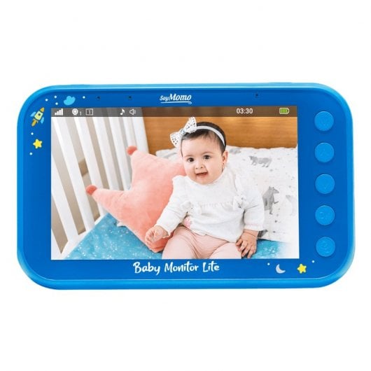 SoyMomo Baby Monitor Lite Vigilabebés Inalámbrico Azul