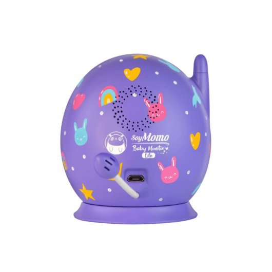 SoyMomo Baby Monitor Lite Vigilabebés Inalámbrico Lila