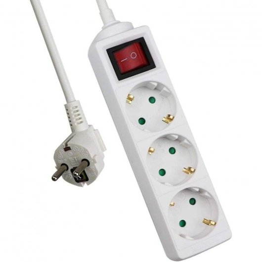 Extrastar Regleta 3 Tomas con Interruptor 5m