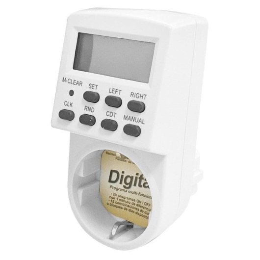 Extrastar Enchufe con Temporizador Programable Digital