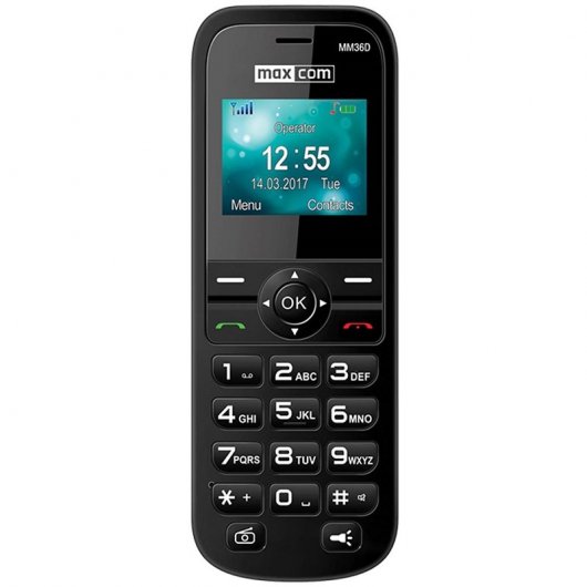 Maxcom Comfort MM36D 3G Negro Libre