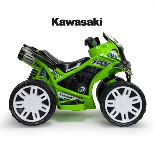 Injusa The Beast Kawasaki Quad Eléctrico 12V Verde