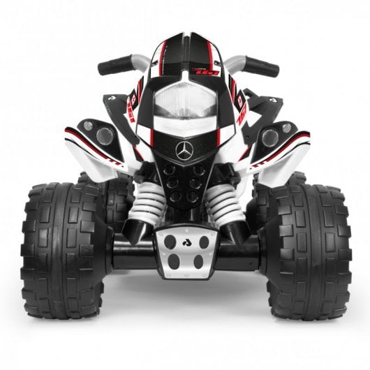 Injusa The Beast Mercedes Quad Eléctrico 12V Blanco